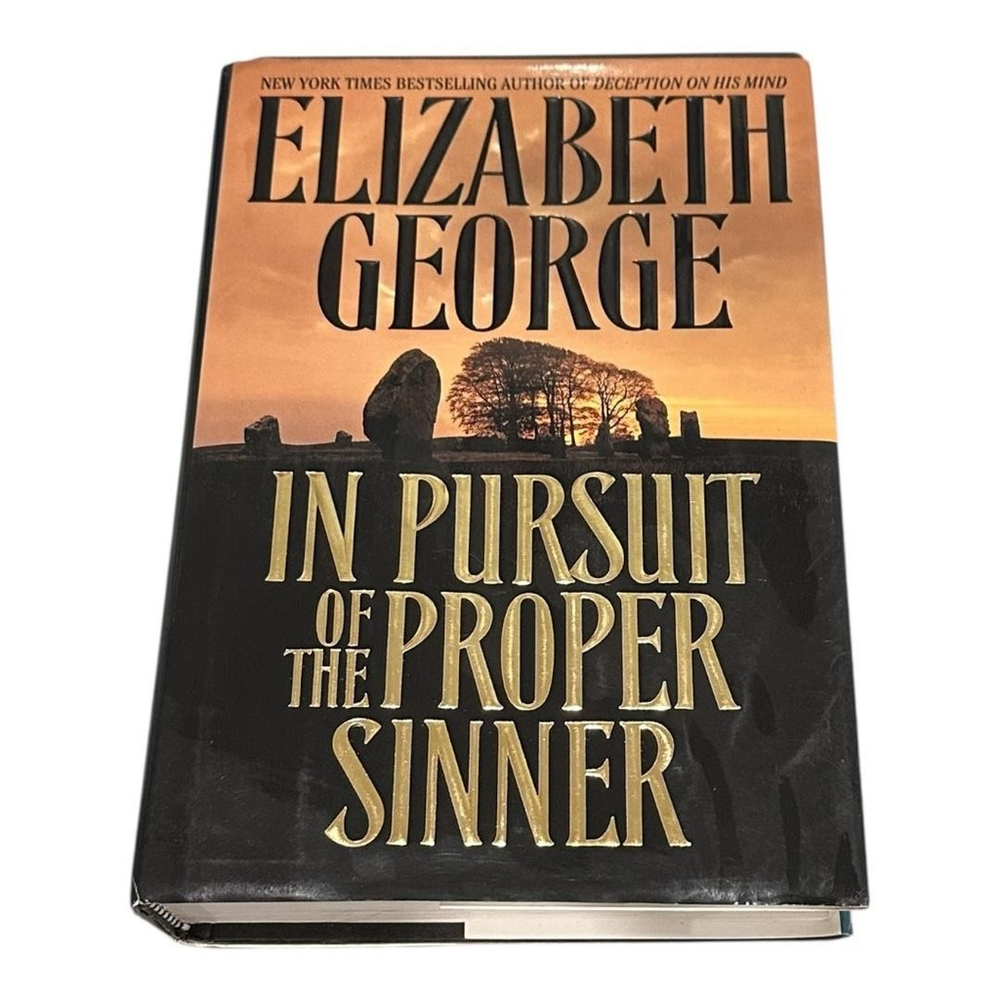 In Pursuit Of The Proper Sinner Elizabeth George Mystery Novel Hardcover Book